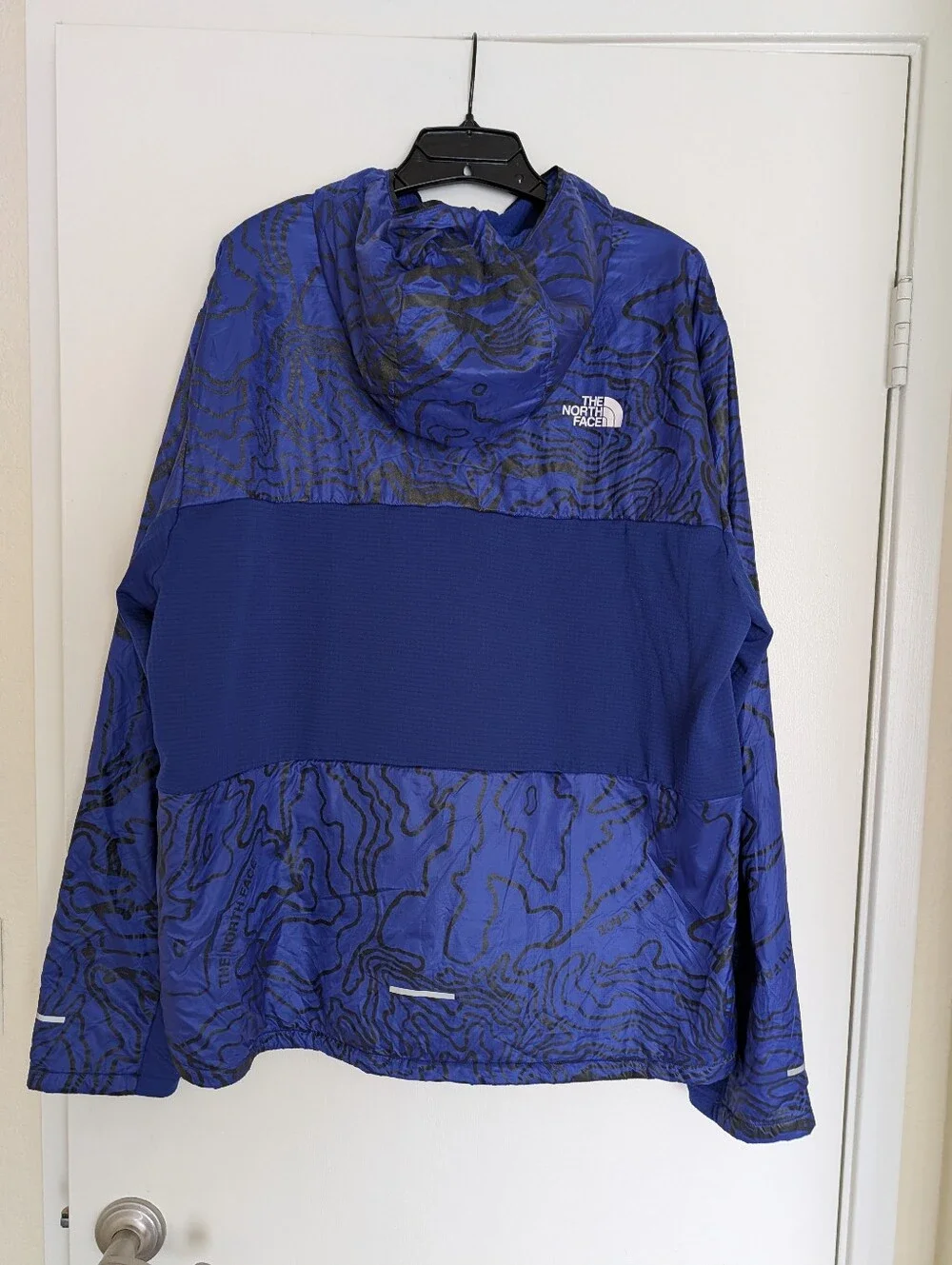 The North Face Jacket Mens XL Lapis Blue Half-Zip Windbreaker Pullover